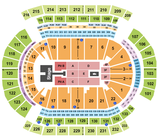 Prudential Center Kelsea Ballerini Seating Chart